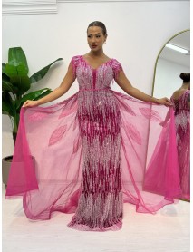 KALIN ASKILI PELERINLI BALIK ABIYE