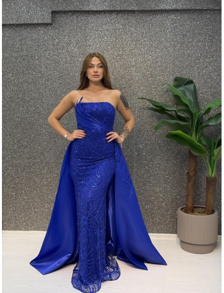 STRAPLEZ INCI ISLEMELI  PELERINLI BALIK ABIYE 