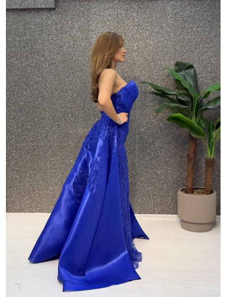 STRAPLEZ INCI ISLEMELI  PELERINLI BALIK ABIYE 