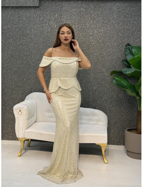 STRAPLEZ BONCUK ISLEMELI BALIK ABIYE