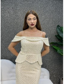 STRAPLEZ BONCUK ISLEMELI BALIK ABIYE