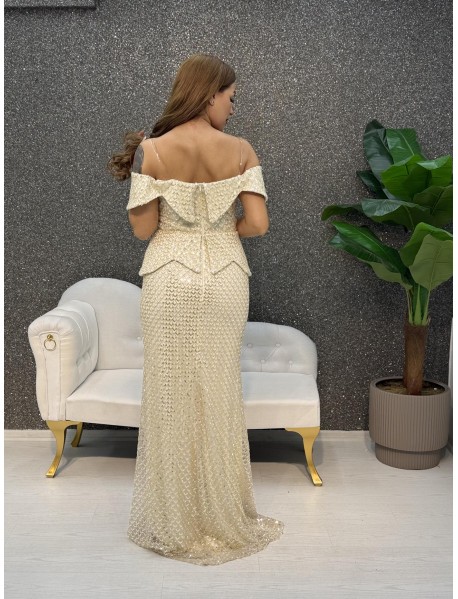 STRAPLEZ BONCUK ISLEMELI BALIK ABIYE