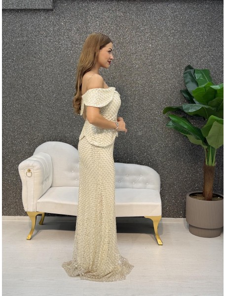 STRAPLEZ BONCUK ISLEMELI BALIK ABIYE