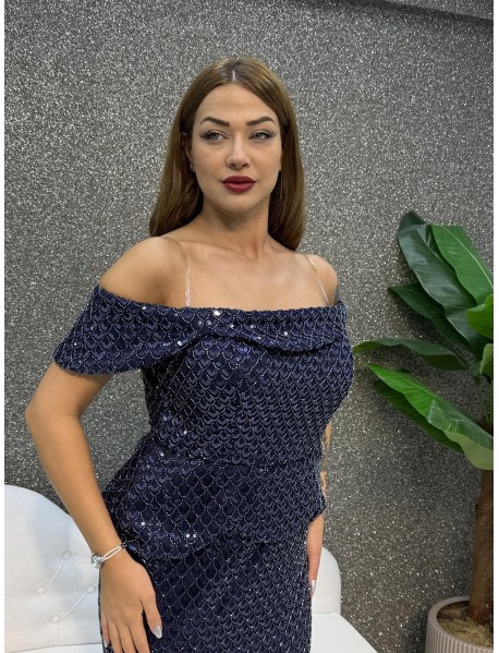 STRAPLEZ BONCUK ISLEMELI BALIK ABIYE