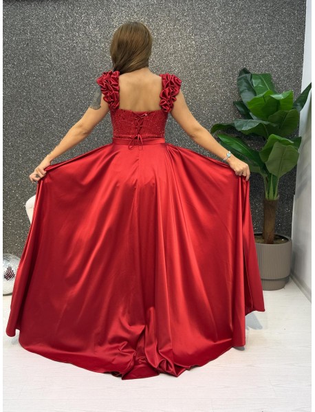 KALIN ASKILI INCI ISLEMELI PELERINLI BALIK 