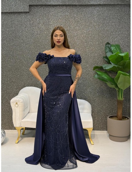 KALIN ASKILI INCI ISLEMELI PELERINLI BALIK ABIYE